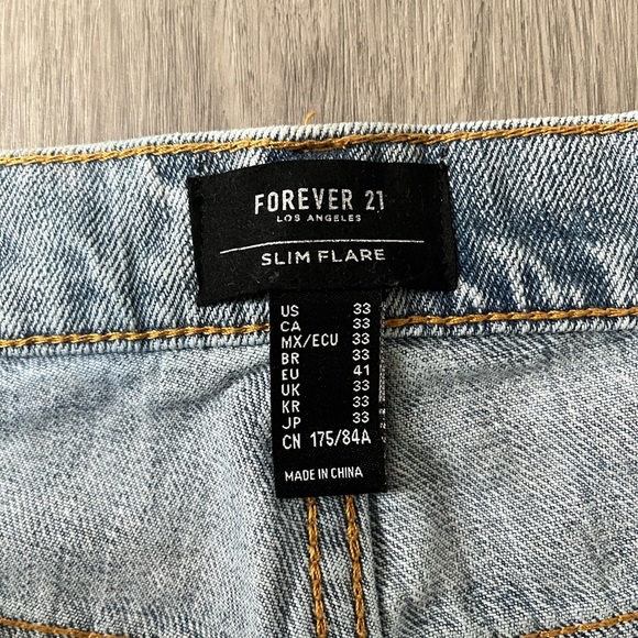 Forever 21 Flare Jeans Size 33 - Picture 3 of 3